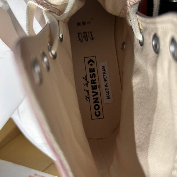 NWOT Converse Chuck 70 DeLuxe Platform Sneakers, Static Pink, Size 7.5 Women's - Picture 2 of 7